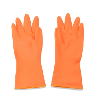 Gambar Duraglove Sarung Tangan Karet Dengan Nylon Lining - Oranye