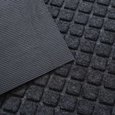 Gambar Krisbow Keset Pintu Rubber 45x75 cm - Hitam Charcoal