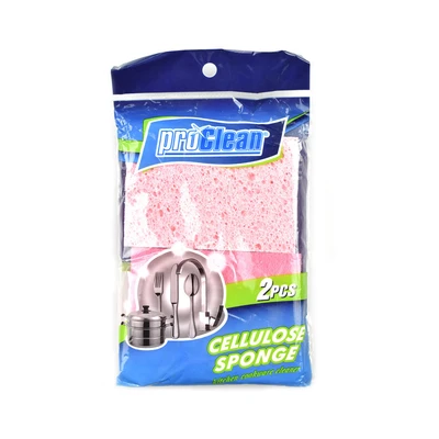 Gambar Proclean Sponge Pembersih Cellulose Pink Set 2 pcs