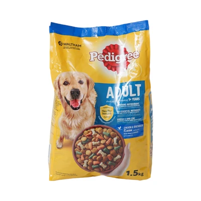 Gambar Pedigree Makanan Anjing Kering Adult Chicken & Vegetables 1.5 kg