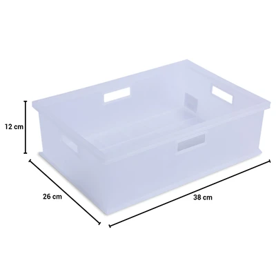 Gambar Clover Natural Kotak Penyimpanan 38x26x12 cm MOR-47
