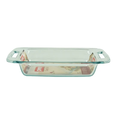 Pyrex Ltr Easy Grab Oblong Loyang Kaca
