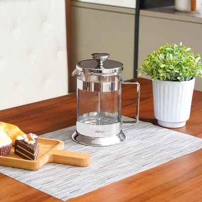 Gambar Delicia Teko Kopi French Press 6 Cup Transparan
