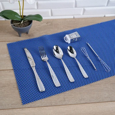 Gambar Arthome Alas Rak Anti Slip Liner 30x150 cm Tipe D - Biru
