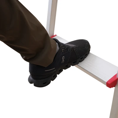 Gambar Fixsteps Tangga Aluminium Dengan Pijakan Lebar 4 Step
