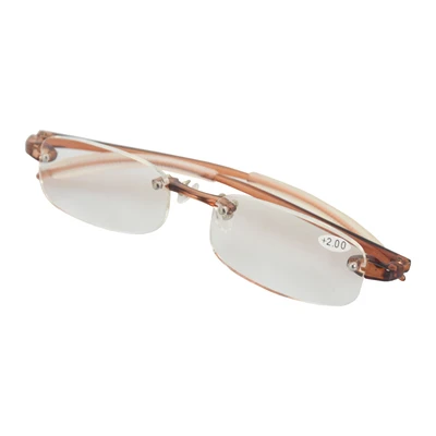 Gambar Teem Kacamata Baca Rimless +2.00 - Cokelat