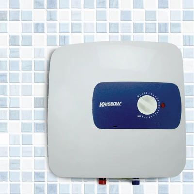 Gambar Krisbow 15 Ltr Water Heater Listrik 350 Watt - Putih/biru