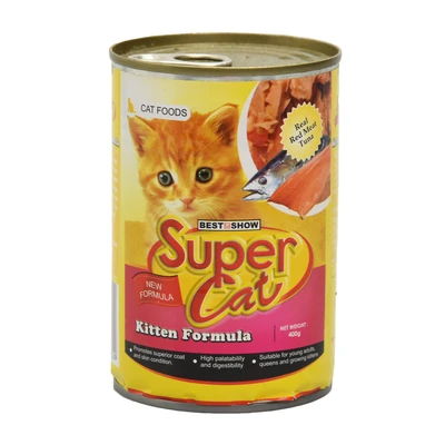 Gambar Super Cat 400 Gr Makanan Kucing Basah Kitten Ocean Fish