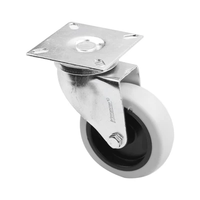 Gambar Krisbow Roda Caster Thermoplastic Swivel 7.5 cm - Abu-Abu