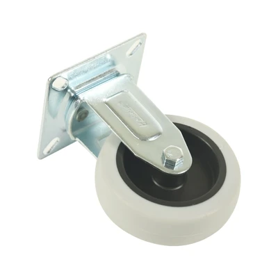 Gambar Krisbow Roda Caster Thermoplastic Fixed 7.5 cm - Abu Abu