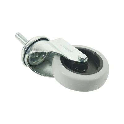 Gambar Krisbow Roda Caster Threadstem Swivel 7.5 cm - Abu Abu