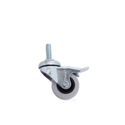 Gambar Krisbow Roda Caster Dengan Rem 50mm - Abu Abu