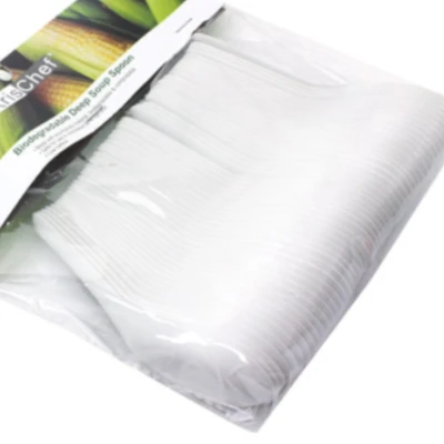 Gambar Kris Sendok Sup Biodegradable 11.5 cm Set 50 pcs