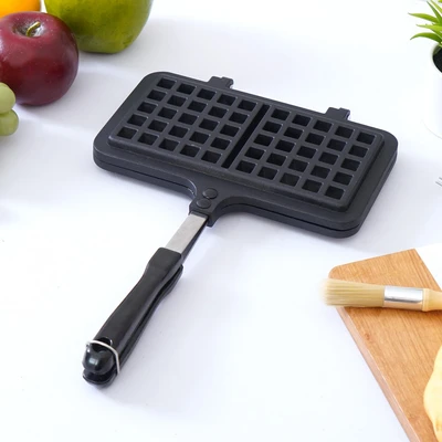 Gambar Krischef Panci Cetakan Waffle - Hitam
