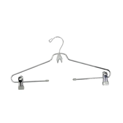 Gambar Stora Hanger Baju Metal Dengan Clips MT111001 - Abu-Abu Chrome