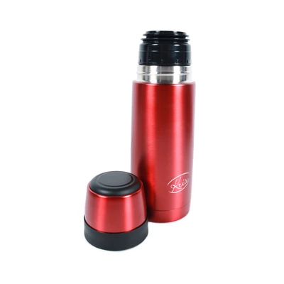 Gambar Krishome 350 Ml Botol Vacuum Flask Stainless - Merah