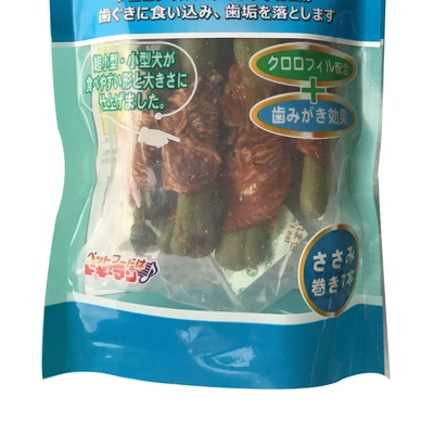 Gambar Doggyman Camilan Anjing Green Dental Dengan Chicken Fillet 60 gr