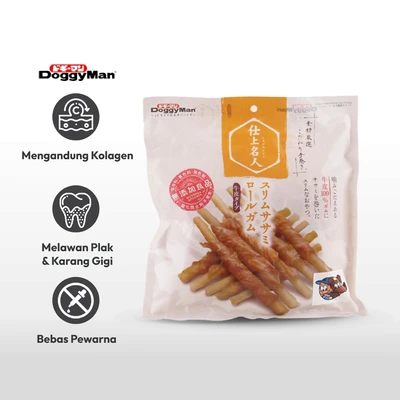 Gambar DoggyMan Camilan Anjing Chicken Fillet & Gum Stick 300 gr