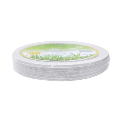 Gambar Kris Piring Makan Biodegradable 15x15 cm Set 25 pcs - Putih