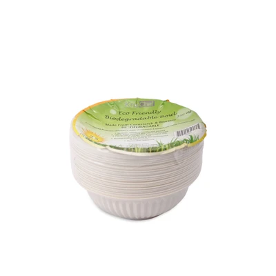 Gambar Kris Mangkuk Saji Biodegradable 250 ml Set 25 pcs - Putih