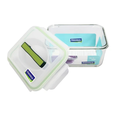 Gambar Glasslock Handy Wadah Makanan Rectangle 1.8 Liter Transparan Random