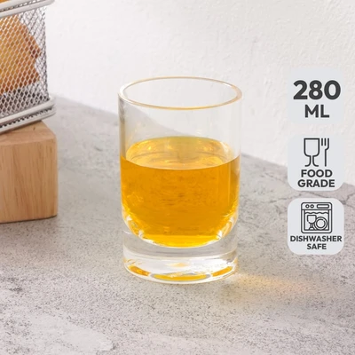 Gambar Kris Gelas Plastik 280 ml Transparan