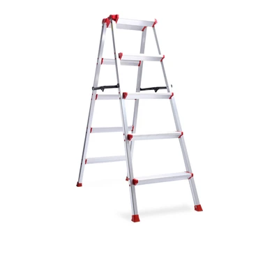 Gambar Fixsteps Tangga Lipat Aluminium 5 Step - Merah