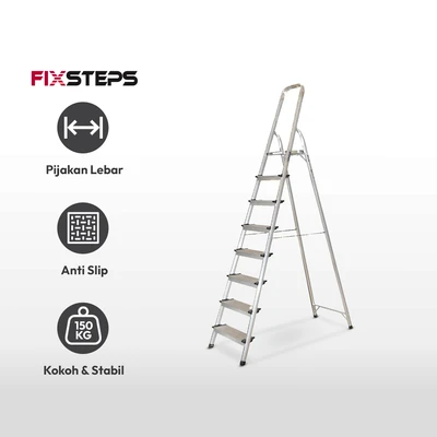 Gambar Fixsteps Tangga Lipat Aluminium 8 Wide Step