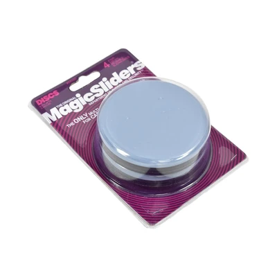 Gambar Magic Sliders 10 cm Alas Kaki Furnitur Bulat Set 4 pcs - Abu-Abu