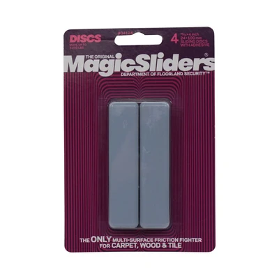 Gambar Magic Sliders 2.4x10 cm Alas Kaki Furnitur Persegi Panjang Set 4 pcs