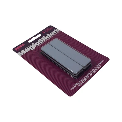 Gambar Magic Sliders 2.4x10 cm Alas Kaki Furnitur Persegi Panjang Set 4 pcs