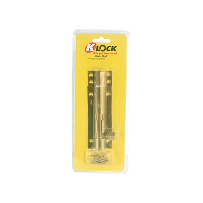 Gambar K-Lock Gerendel Pintu Kuningan 10.2x3.8 cm