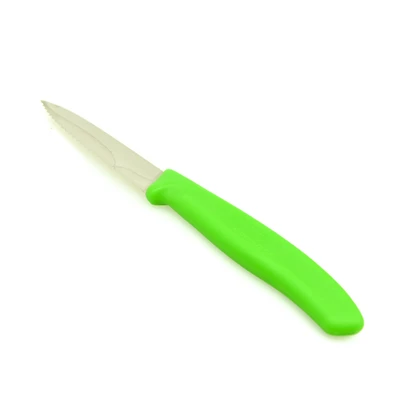 Gambar Victorinox Pisau Paring Gerigi 8 cm - Hijau