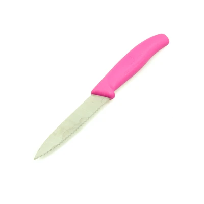 Gambar Victorinox Pisau Paring Gerigi 8 cm - Pink