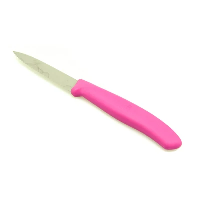 Gambar Victorinox Pisau Paring Gerigi 8 cm - Pink