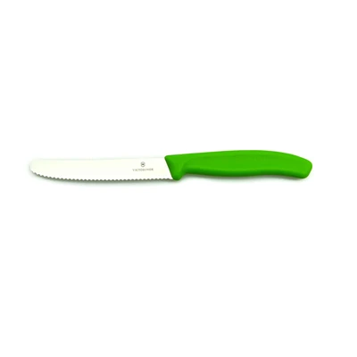Gambar Victorinox Pisau Paring Gerigi 11 cm - Hijau
