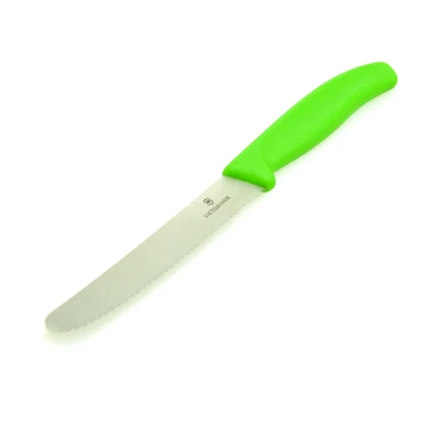 Gambar Victorinox Pisau Paring Gerigi 11 cm - Hijau