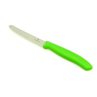 Gambar Victorinox Pisau Paring Gerigi 11 cm - Hijau