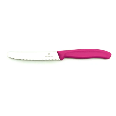 Gambar Victorinox Pisau Paring Gerigi 11 cm - Pink