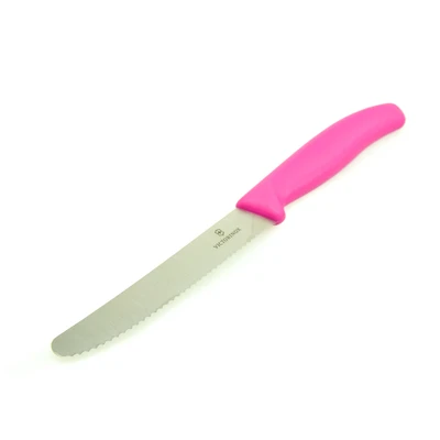 Gambar Victorinox Pisau Paring Gerigi 11 cm - Pink