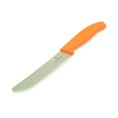 Gambar Victorinox Pisau Paring Gerigi 11 cm - Oranye