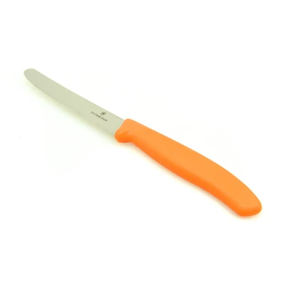 Gambar Victorinox Pisau Paring Gerigi 11 cm - Oranye
