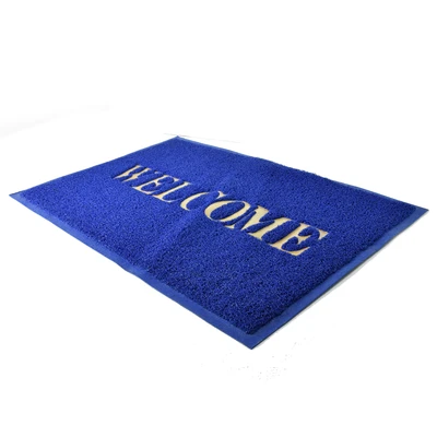 Gambar Krisbow Keset Pintu PVC Welcome 60x90 cm - Biru