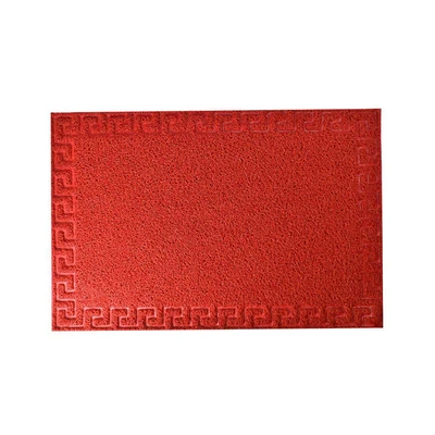 Gambar Krisbow Keset Pintu PVC Motif 50x70 cm - Merah