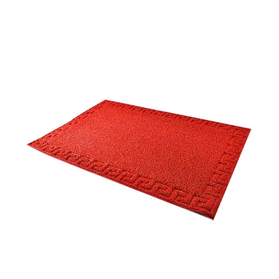 Gambar Krisbow Keset Pintu PVC Motif 50x70 cm - Merah