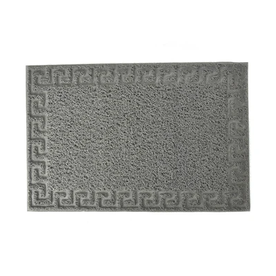 Gambar Krisbow Keset Pintu PVC Motif 60x90 cm - Abu-abu