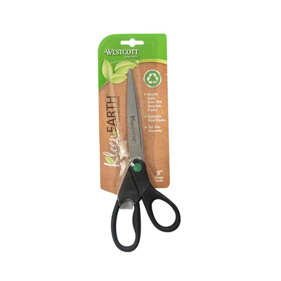 Gambar Westcott Kleenearth Gunting 9 Inch - Hitam