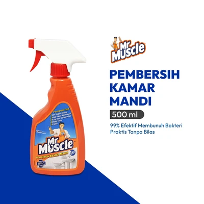 Gambar Mr. Muscle Spray Pembersih Kamar Mandi 5in1 500 ml - Oranye