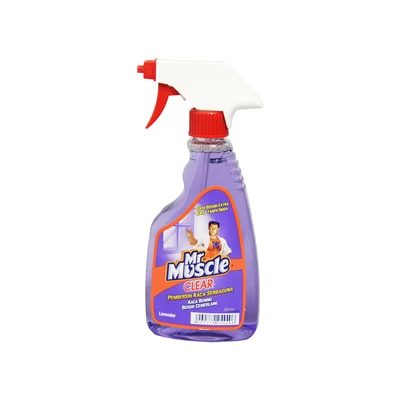 Gambar Mr. Muscle Clear Lavender Spray Pembersih Kaca Serbaguna Anti Bakteri 500 ml