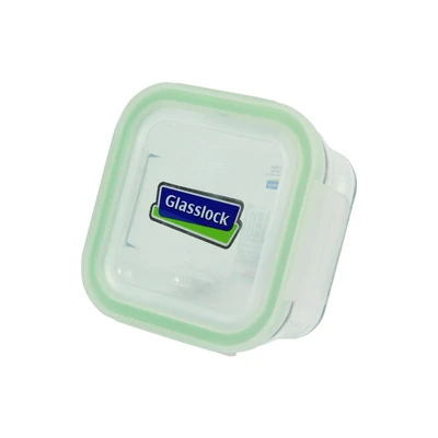 Gambar Glasslock Wadah Makanan Oven Smart Square 440 ml Transparan Random